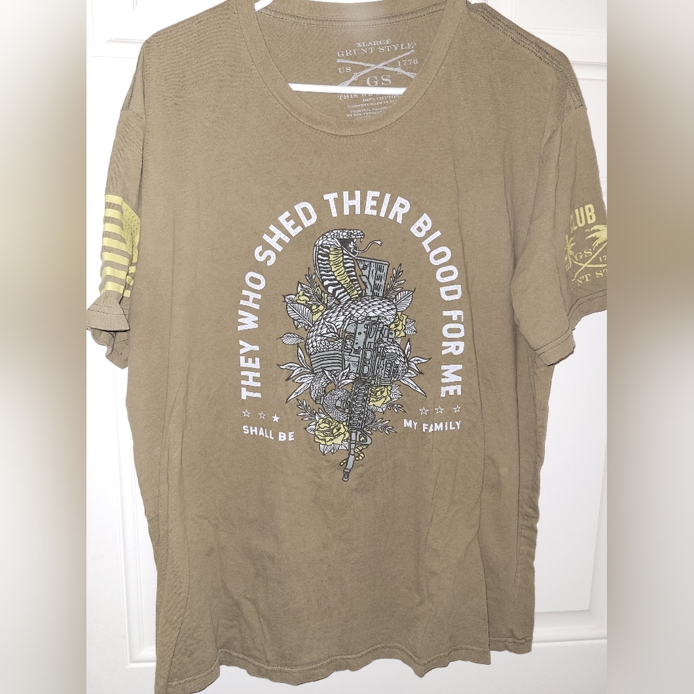 Mens Xl Grunt Style Crew Neck T Shirt